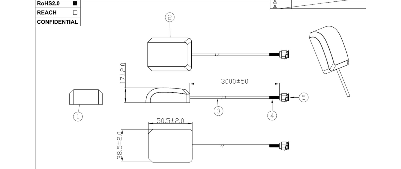 TX-AG001 High-Gain Dual-Mode GNSS Active Antenna: Self-Developed High-Sensitivity Solution for Vehicle & Industrial Tracking