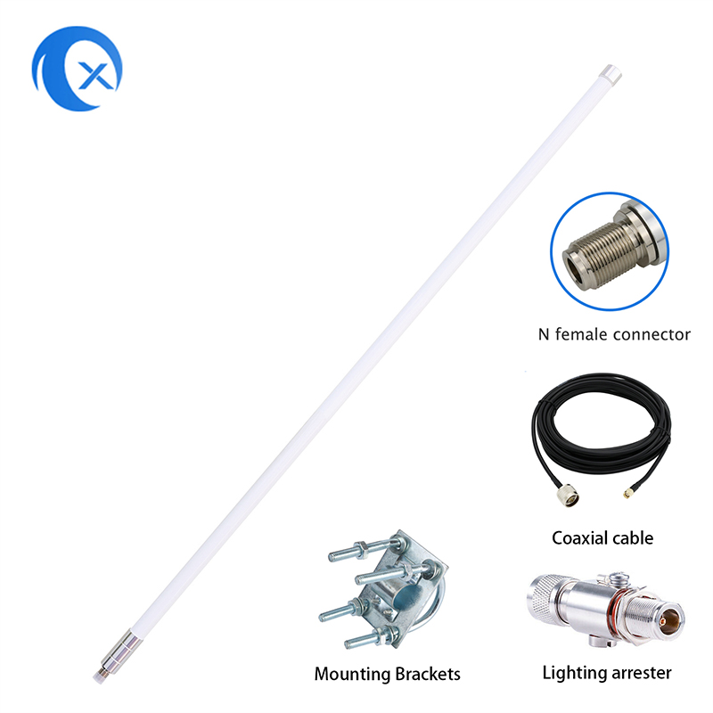 TX Electronics TX-HG059 LoRa Fiberglass Antenna | 868MHz 915MHz 10dBi | Omni Directional N Type Female Outdoor LoRa Gateway Helium Antenna